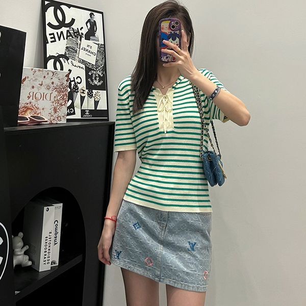 絶対欲しい！ディオール リブ ニット Tシャツ スーパーコピー deo00848